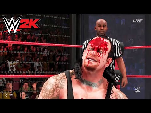 WWE2K19- 6 Men Elimination Chamber Match-WWE2K19-GAMEPLAY