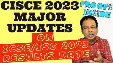 CISCE 2023 MOST SURPRISING UPDATE for ICSE/ISC 2023 Board Exam Result  2023, 2023 Result Publication