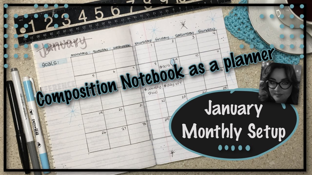 ❄️Ежемесячный план на январь в блокноте! Я создаю свою собственную систему планирования, использу...
