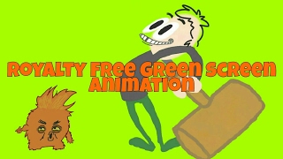 Assorted 2D bits - Royalty Free Green screen animation