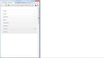 Meganizr - Responsive CSS3 Mega Menu