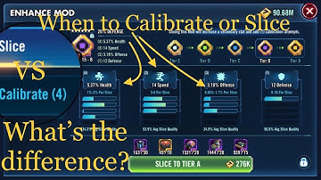 SWGOH Mod Building - Slicing versus Kalibraties