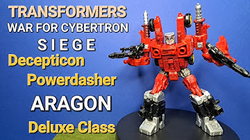 Transformers POWERDASHER ARAGON Siege War for Cybertron Deluxe Class