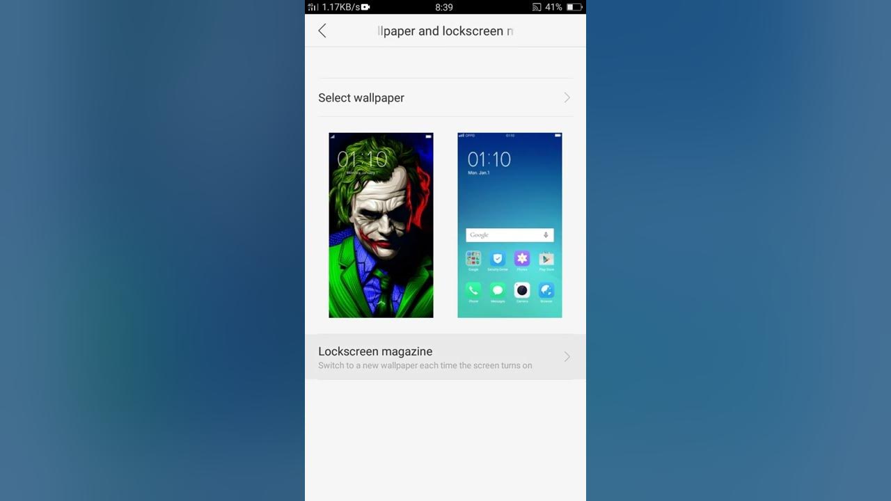 oppo a37 wallpaper & lockscreen magazine setting. teck video YouTube