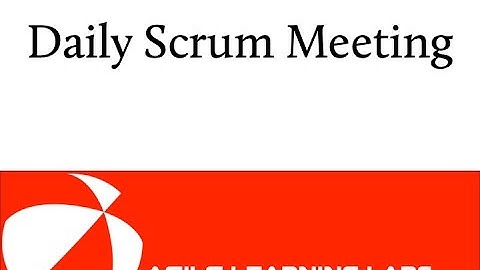 Agile Learning Labs Live From Our Daily Scrum Meeting