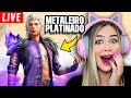 🔴 FREE FIRE - AO VIVO 🔴 Jogando com METALEIRO PLATINADO da MÁQUINA DE PINBALL