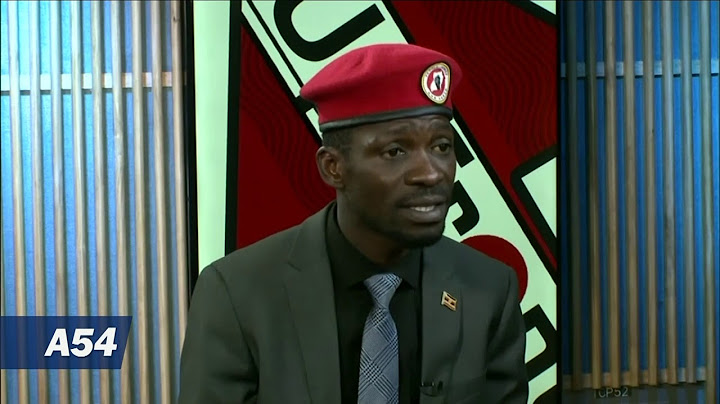 Africa 54 sits down with Ugandan opposition leader Bobi Wine