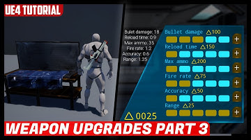 UE4: Weapon upgrades Part 3- Upgrading functionality [Tutorial]