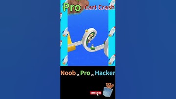 NOOB vs PRO vs HACKER - Cart Crash | @PocketBear470
