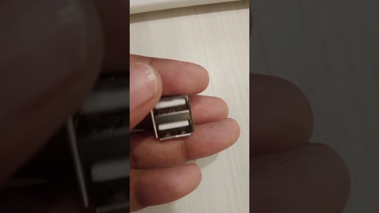 TYPE A 8 PIN 10MM FEMALE DUAL STACK USB SOCKET