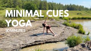 30 MIN Peaceful Slow Yoga | Nervous System Regulation (Minimal Cues & Nature Sounds)