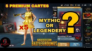 Opening 5 Premium Crates | PUBG Mobile KR Version | New Premium Crate PUBG M KR