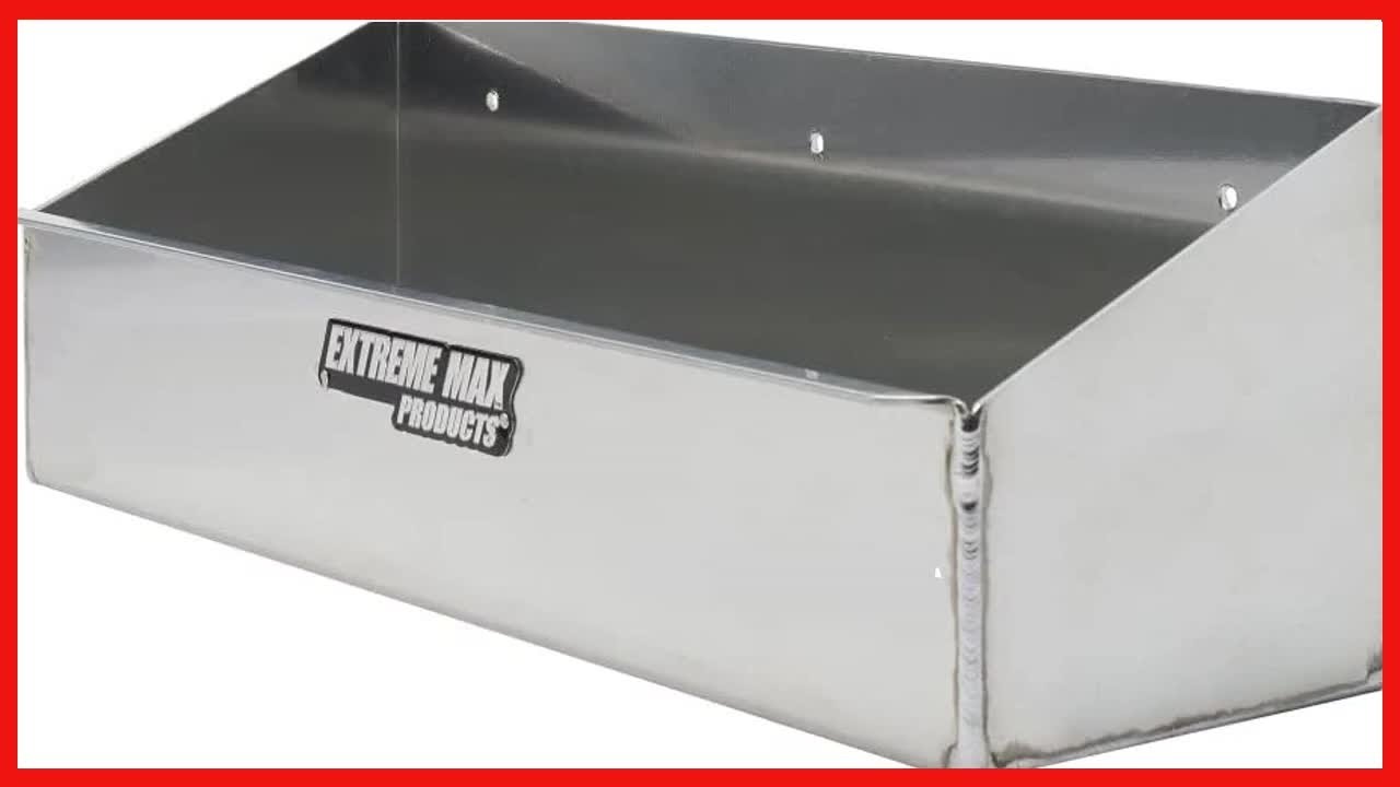 Extreme Max Aluminum Liquid Storage Shelf for Secure and Convenient Organization