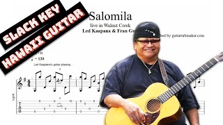 Led Kaapana - Salomila Tab - Slack Key Guitar Tabs Pdf Guitar Pro
