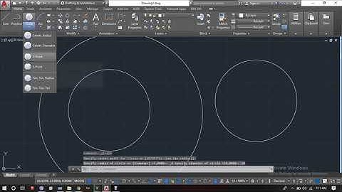 HOW TO DRAW CIRCLE, RECTANGLE AND POLYGON IN AUTOCAD