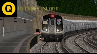 Openbve Q 96 Street-2 Avenue To Coney Island R160B Siemens