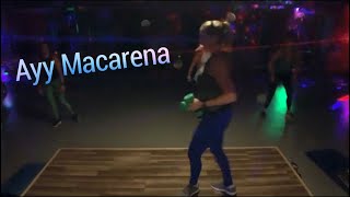 “Ayy Macarena”  warm up with light weights /Dance fitness with JoJo Welch