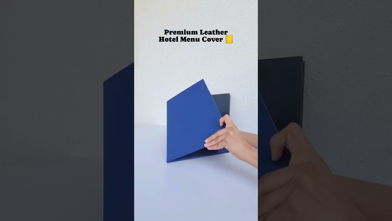 Enhance your guest experience with our Leather Hotel Menu Covers. 