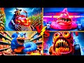 Lightning McQueen Train 🆚 Patrick EXE 🆚  Sonic EXE 🆚 Lightning McQueen EXE – Tiles Hop EDM Rush