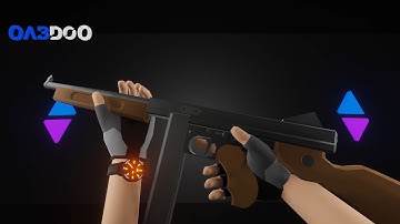 Thompson M1A1| blender fps animations