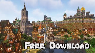 Minecraft Medieval Town - FREE DOWNLOAD screenshot 1
