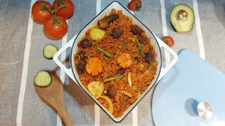 Best Authentic Jollof Rice Recipe //Ghana Jollof -how to prepare jollof rice. Jollof Rice Ghana