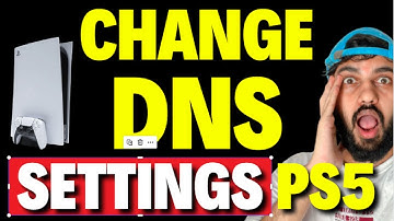 Change DNS Settings PS5