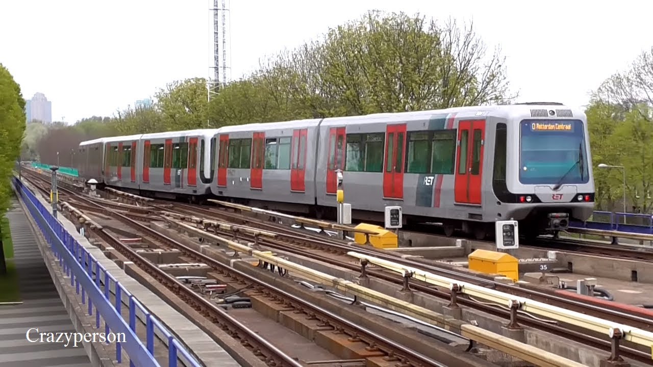 Metro Rotterdam in April Part 1 - YouTube
