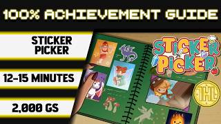 Sticker Picker - Guida completa agli obiettivi 100% * 2000GS in 12-15 minuti * screenshot 4