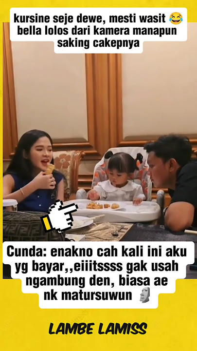 The little boss is treating the big family #cunda #dennycaknan #bellabonita