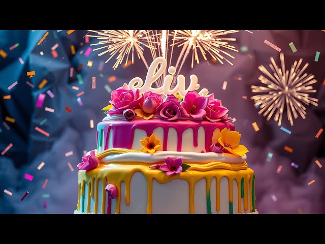 Zum Geburtstag viel Glück – Geburtstagslied für Liv🎉🎂