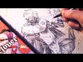 Drawing KAKASHI Magic Knight Redesign Black Clover | Anime Manga Sketch