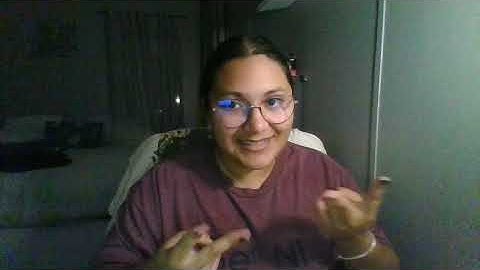 Unit 4 Expressive ASL Video- Keyla Marquez