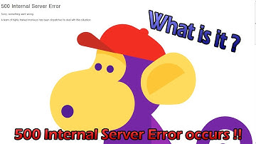 What the hack is 500 Internal Server Error ???