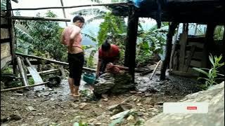 #mandi gosok sampai bersih