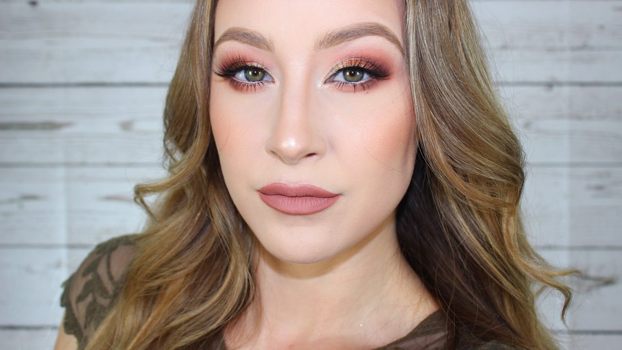 BRONZY HALF CUT CREASE│MORPHE 35R PALETTE MAKEUP TUTORIAL