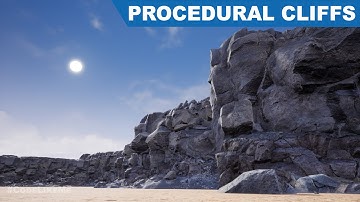 Procedural Environments - Cliffs - UE4 Tutorials #310