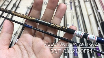 Cần Câu Nhật Bãi Giá Rẻ: Lô Cần Câu Lure, Câu Mực Giá Từ 250k Video 109