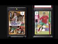 Cristiano Ronaldo's cards (Panini & Topps) show the evolution of his skills and highlights