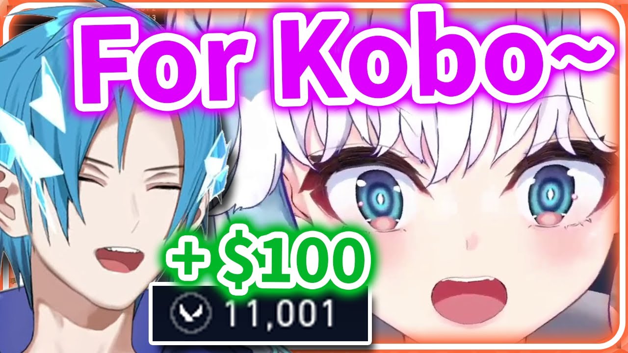 Altare Buys Kobo $100 Worth of Valorant Points 【Hololive】
