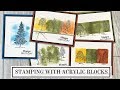 Stamping With Acrylic Blocks (Masculine Birthday Card Ideas)