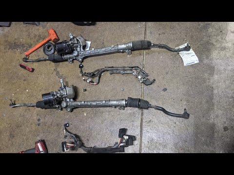 Honda Civic electronic rack and pinion removal