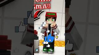 BUTONA SAKIN BASMA !! - Minecraft #shorts Resimi