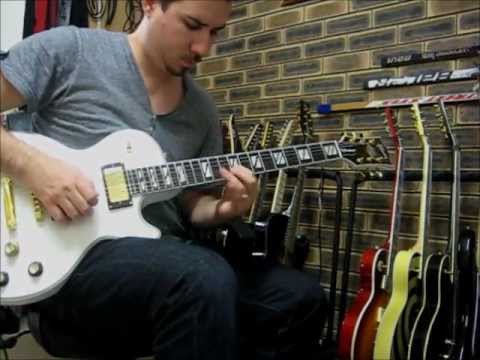 A Chinese Gibson copy plugged in guitar solo - chibson test