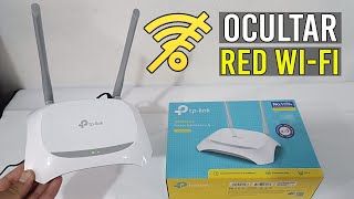 Cómo OCULTAR Red WI-FI de Router Tplink WR840N/EVITA Intrusos en tu Red.