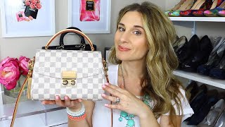 THE BAG REVIEW: UNBOXING LOUIS VUITTON CROISETTE IN DAMIER EBENE ❤️ 