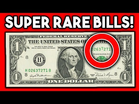 IF YOU HAVE A DOLLAR BILL LOOK FOR THESE VALUABLE ERRORS ON YOUR  PAPER MONEY!!