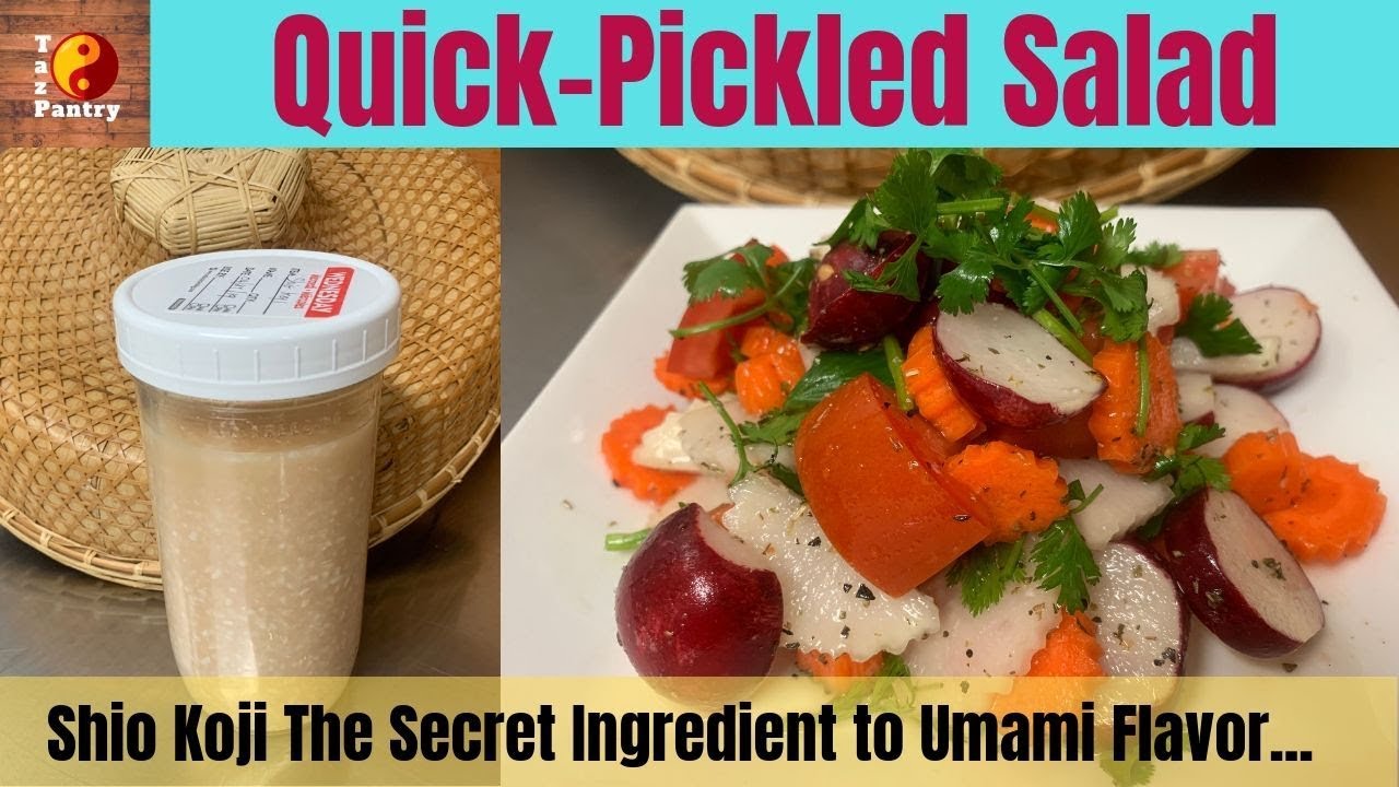 Quick Pickled Salad from ShioKoji Japanese Quick Pickled YouTube
