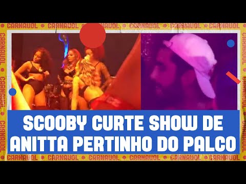 PEDRO SCOOBY CURTE SHOW DE ANITTA PERTINHO DO PALCO