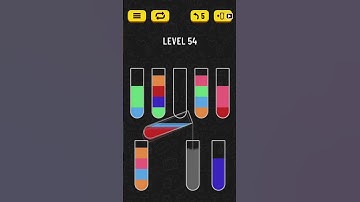 Water Sort Puzzle. Level 54. HD Quality